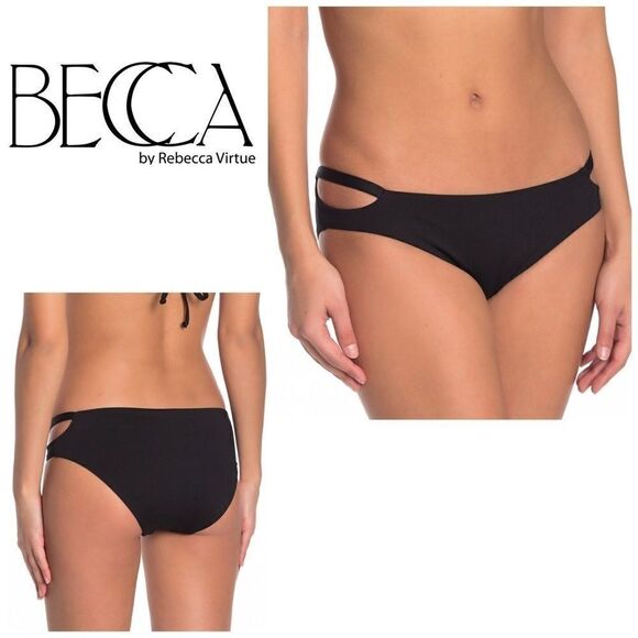 BECCA black hipster bottoms. Large. NWT - Picture 1 of 9